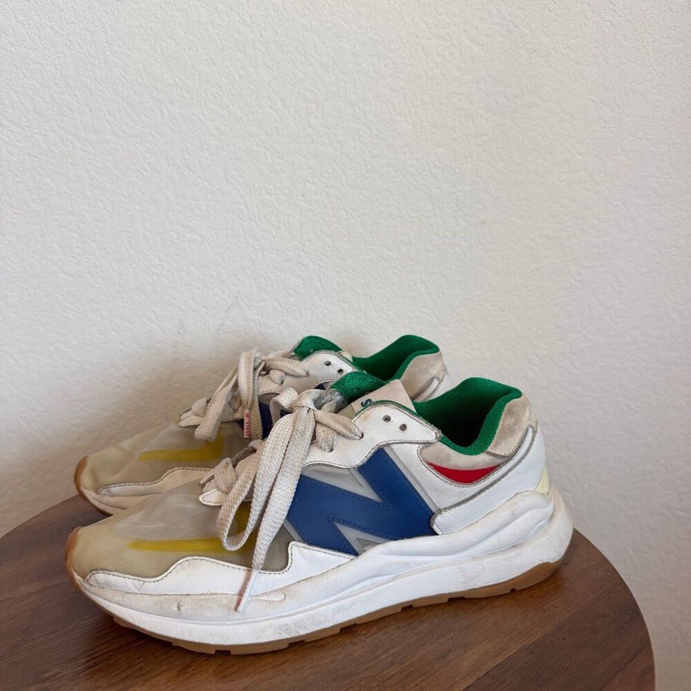 Staud X New Balance Multicolored Lace-Up Low-Top 57/40 Sneaker Men's Size 8.5